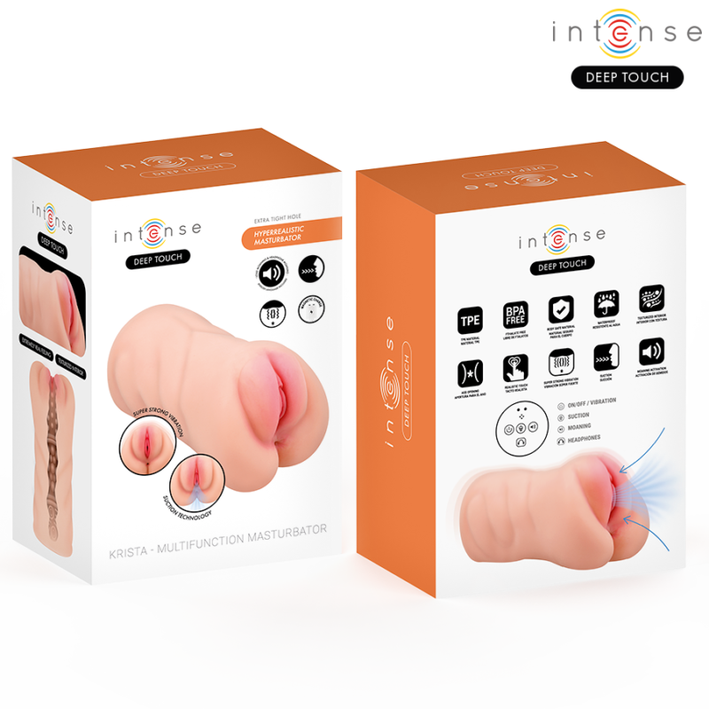 INTENSE DEEP TOUCH – KRISTA VIBRATING MOANING VAGINA MASTURBATOR AND REMOTE CONTROL Sex Toys | SEX Shop Ireland 6