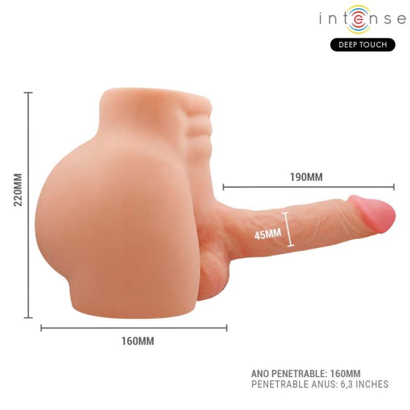 INTENSE DEEP TOUCH – RICHIE TORSO WITH ANUS AND REALISTIC DILDO WITH PUSHING AND VIBRATION REMOTE CONTROL 4.7 KG Dildos | SEX Shop Ireland 11