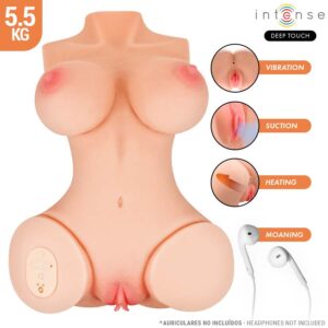 INTENSE DEEP TOUCH – VERO TORSO ANUS AND VAGINA WITH SUCTION, HEAT, VIBRATION AND VOICE EFFECTS WITH REMOTE CONTROL 5.5 KG Sex Toys | SEX Shop Ireland