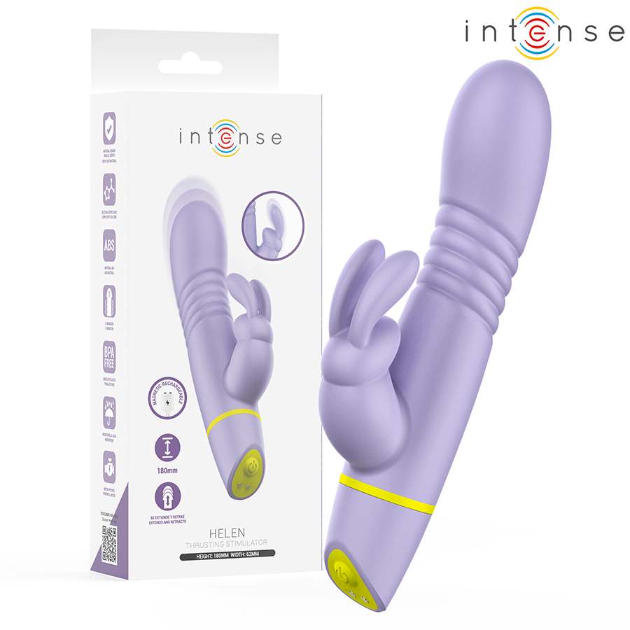 INTENSE – HELEN RABBIT STIMULATOR & THRUSTING VIBRATOR Rabbit Vibrators | SEX Shop Ireland 4 INTENSE – HELEN RABBIT STIMULATOR & THRUSTING VIBRATOR Rabbit Vibrators | SEX Shop Ireland 4