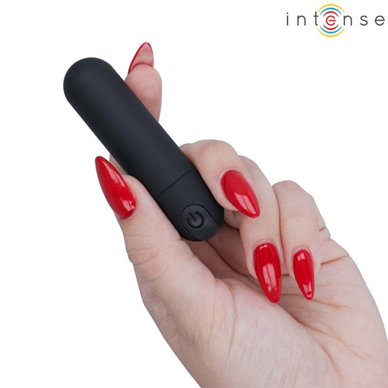 INTENSE – KAREN MINI RECHARGEABLE VIBRATING BULLET BLACK Bullet Vibrators | SEX Shop Ireland 6