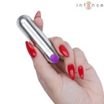 INTENSE – KAREN MINI RECHARGEABLE VIBRATING BULLET SILVER Bullet Vibrators | SEX Shop Ireland 13