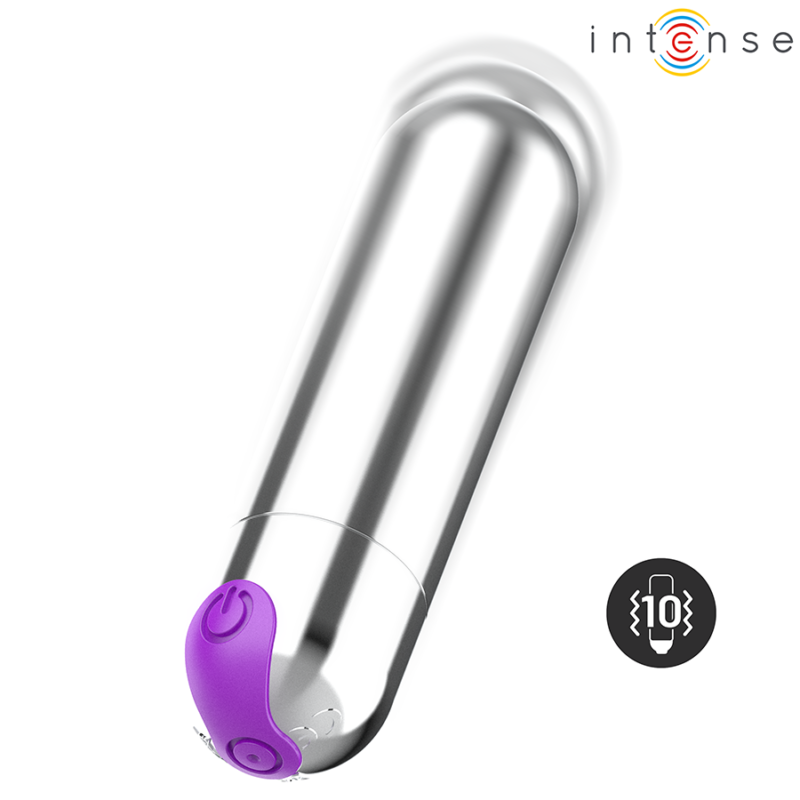INTENSE – KAREN MINI RECHARGEABLE VIBRATING BULLET SILVER Bullet Vibrators | SEX Shop Ireland 7