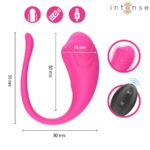 INTENSE – OLIVIA PINK VIBRATING EGG WITH REMOTE CONTROL Balls, eggs and bullets | SEX Shop Ireland 17