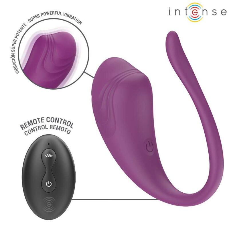 INTENSE – OLIVIA PURPLE VIBRATING EGG WITH REMOTE CONTROL Balls, eggs and bullets | SEX Shop Ireland 6