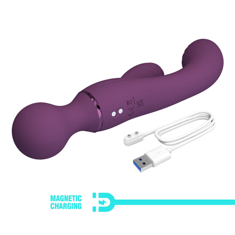 PRETTY LOVE – ALL ROUNDER PURPLE G-SPOT VIBRATOR Rabbit Vibrators | SEXstore.ie 11
