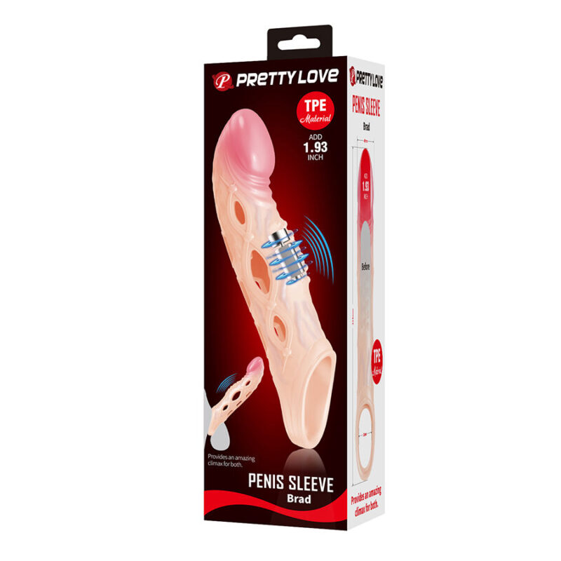 PRETTY LOVE – BRAD VIBRATING PENIS SLEEVE Cock Rings | SEX Shop Ireland 12