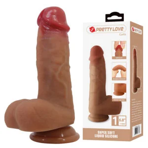 PRETTY LOVE – CURTIS REALISTIC DILDO WITH SUCTION CUP 17.3 CM -Ø- 4.2 CM Dildos | SEX Shop Ireland