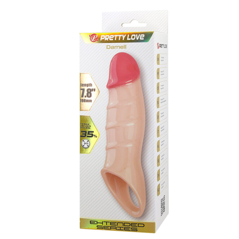 PRETTY LOVE – DARNELL REALISTIC EFFECT PENIS COVER Cock Rings | SEX Shop Ireland 14