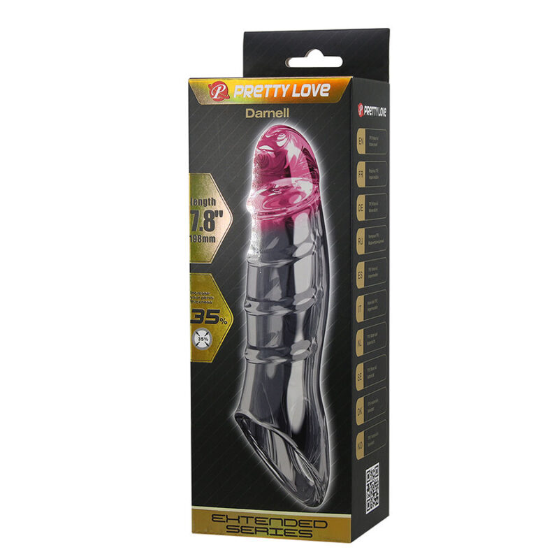 PRETTY LOVE – DARNELL TRANSPARENT EFFECT PENIS COVER Cock Rings | SEX Shop Ireland 14