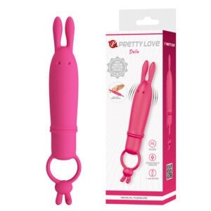 PRETTY LOVE – DELIA RABBIT VIBRATOR WITH RESISTANCE RING Bullet Vibrators | SEX Shop Ireland