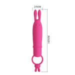 PRETTY LOVE – DELIA RABBIT VIBRATOR WITH RESISTANCE RING Bullet Vibrators | SEX Shop Ireland 20
