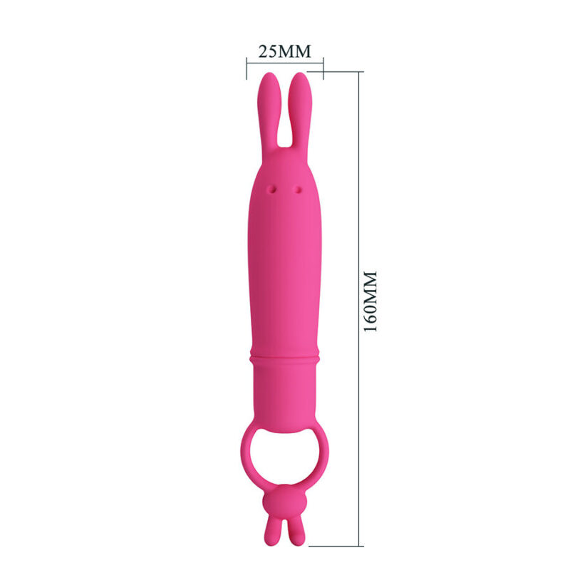 PRETTY LOVE – DELIA RABBIT VIBRATOR WITH RESISTANCE RING Bullet Vibrators | SEX Shop Ireland 11