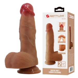 PRETTY LOVE – DUVALL REALISTIC DILDO WITH SUCTION CUP 19.3 CM -Ø- 4.5 CM Dildos | SEX Shop Ireland