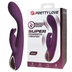 PRETTY LOVE – EMMA RABBIT PURPLE VIBRATOR WITH STIMULATOR Rabbit Vibrators | SEXstore.ie