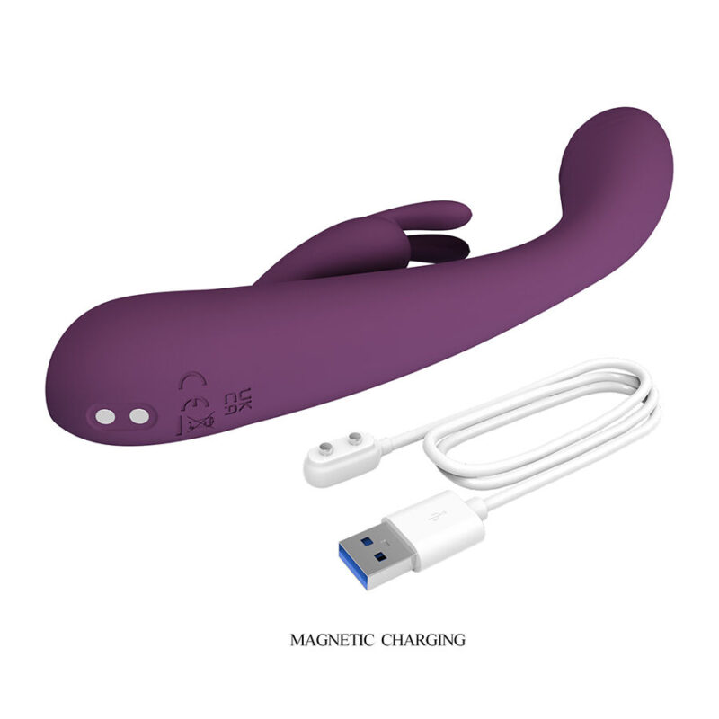PRETTY LOVE – EMMA RABBIT PURPLE VIBRATOR WITH STIMULATOR Rabbit Vibrators | SEXstore.ie 9