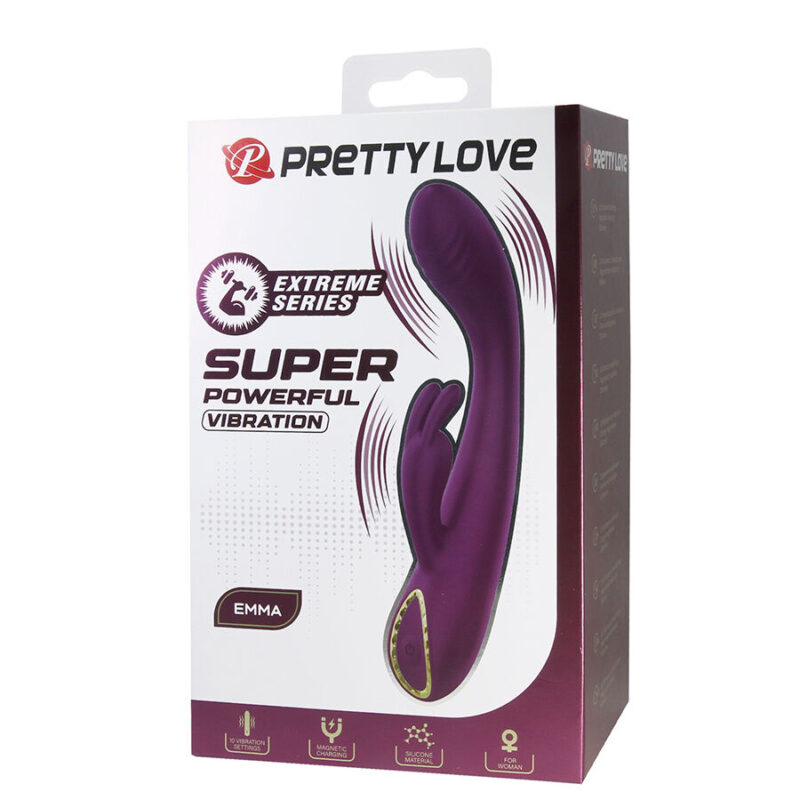 PRETTY LOVE – EMMA RABBIT PURPLE VIBRATOR WITH STIMULATOR Rabbit Vibrators | SEXstore.ie 12
