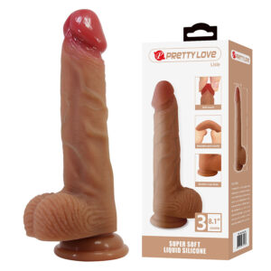 PRETTY LOVE – LISLE REALISTIC DILDO WITH SUCTION CUP 20.6 CM -Ø- 4.2 CM Dildos | SEX Shop Ireland