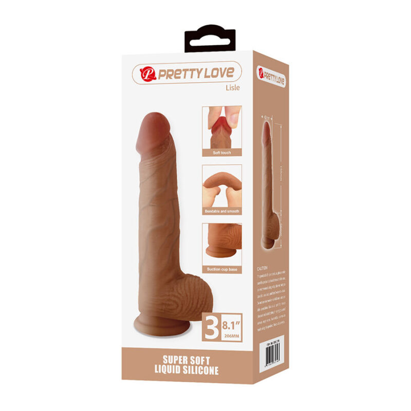 PRETTY LOVE – LISLE REALISTIC DILDO WITH SUCTION CUP 20.6 CM -Ø- 4.2 CM Dildos | SEX Shop Ireland 11