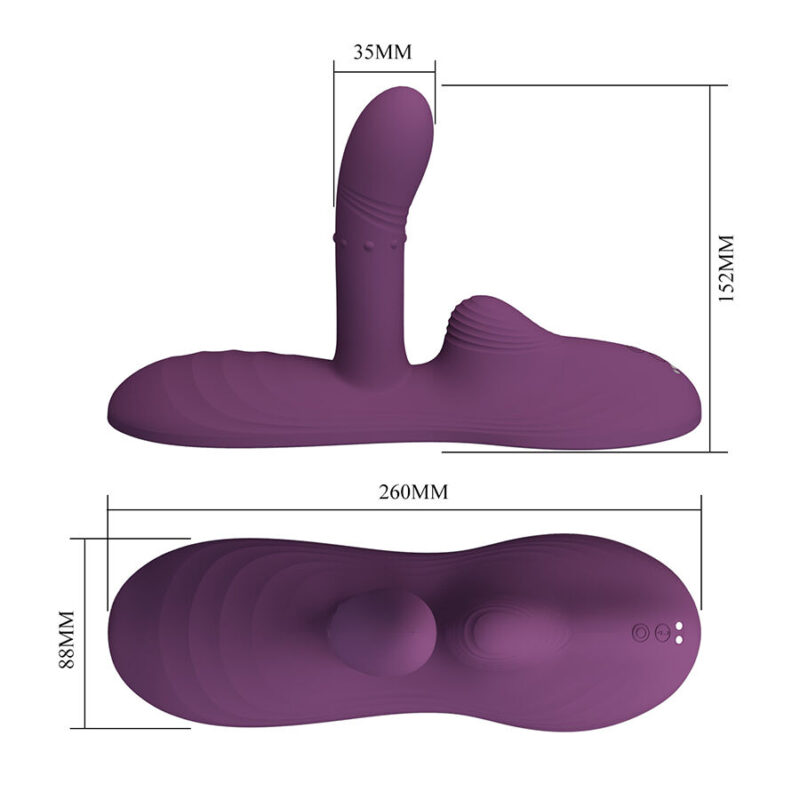 PRETTY LOVE – LUKA SIT-DOWN VIBRATOR WITH HEAT EFFECT AND REMOTE CONTROL Clitoral Stimulators | SEXstore.ie 12