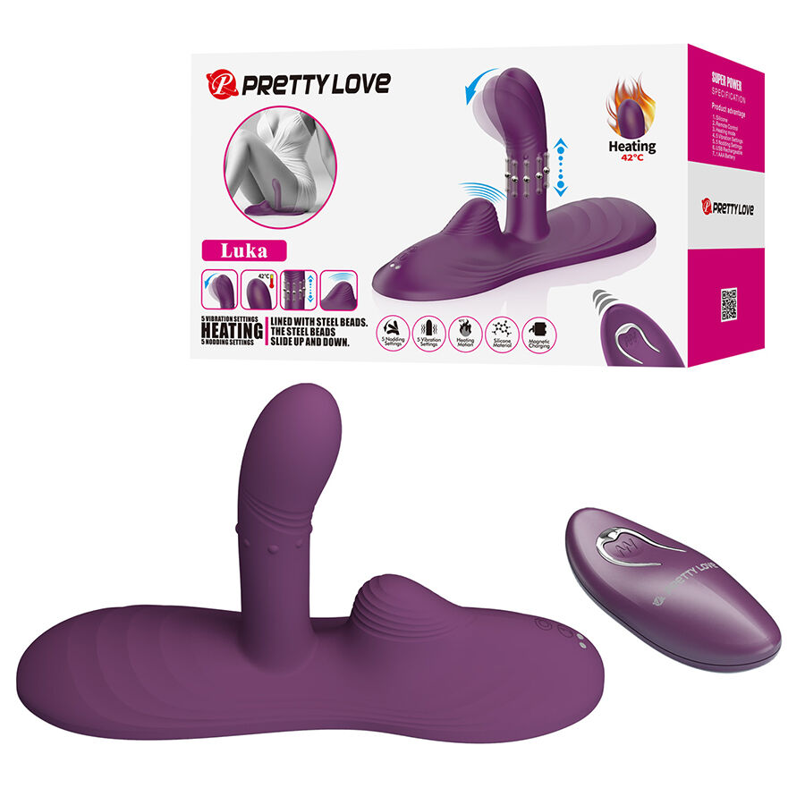 PRETTY LOVE – LUKA SIT-DOWN VIBRATOR WITH HEAT EFFECT AND REMOTE CONTROL Clitoral Stimulators | SEXstore.ie 4 PRETTY LOVE – LUKA SIT-DOWN VIBRATOR WITH HEAT EFFECT AND REMOTE CONTROL Clitoral Stimulators | SEXstore.ie 4