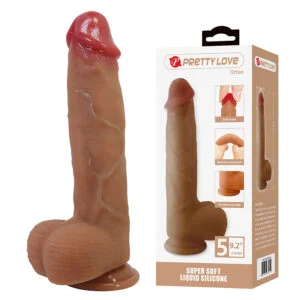 PRETTY LOVE – ORTON REALISTIC DILDO WITH SUCTION CUP 23.5 CM -Ø- 4.9 CM Dildos | SEX Shop Ireland