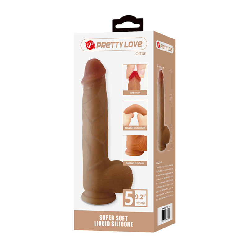 PRETTY LOVE – ORTON REALISTIC DILDO WITH SUCTION CUP 23.5 CM -Ø- 4.9 CM Dildos | SEX Shop Ireland 11