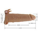 PRETTY LOVE – QUILLON PENIS SLEEVE WITH CLITORAL STIMULATOR AND VIBRATION Accessories for the penis | SEX Shop Ireland 18