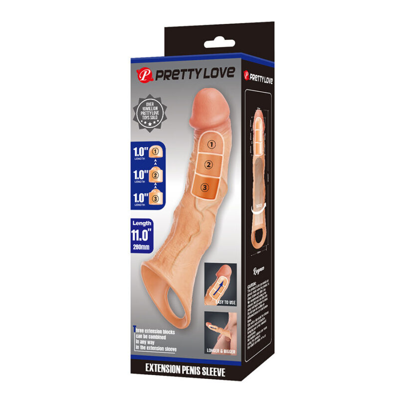 PRETTY LOVE – RAGNAR EXTENDER COVER WITH ADJUSTABLE EXTENDERS Penis Extenders & Sleeves | SEXstore.ie 12