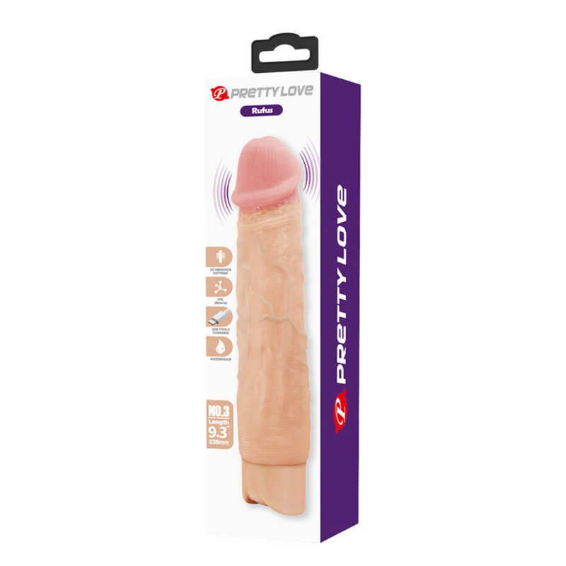 PRETTY LOVE – RUFUS FLEXIBLE REALISTIC VIBRATOR Classic Vibrators | SEXstore.ie 13