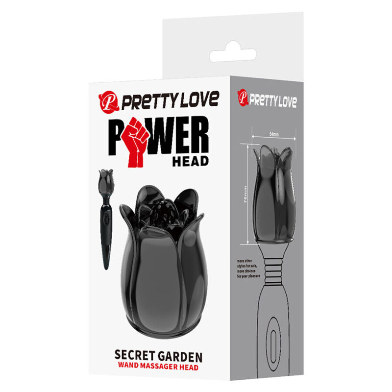 PRETTY LOVE – SECRET GARDEN BLACK MASSAGE HEAD Masturbators for Women | SEX Shop Ireland 12