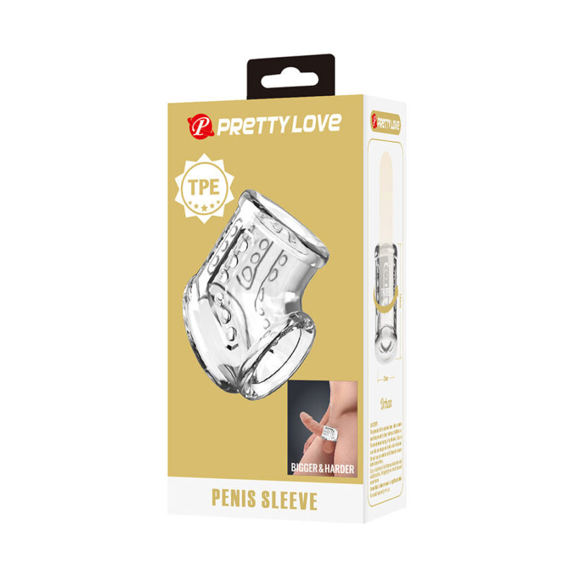 PRETTY LOVE – SHORT TRANSPARENT PENIS SHEATH Cock Rings | SEX Shop Ireland 11