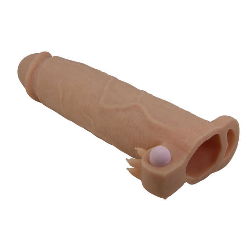 PRETTY LOVE – XERXES PENIS SLEEVE WITH CLITORAL STIMULATOR AND VIBRATION Penis Extenders & Sleeves | SEXstore.ie 6
