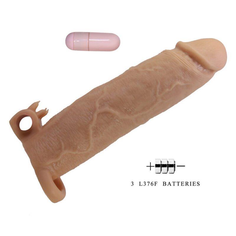 PRETTY LOVE – XERXES PENIS SLEEVE WITH CLITORAL STIMULATOR AND VIBRATION Penis Extenders & Sleeves | SEXstore.ie 9