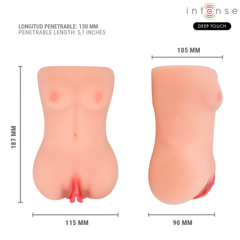 INTENSE DEEP TOUCH – CATHERINE VIBRATOR & SUCTION MASTURBATOR WITH VOICE Fleshlights | SEX Shop Ireland 10