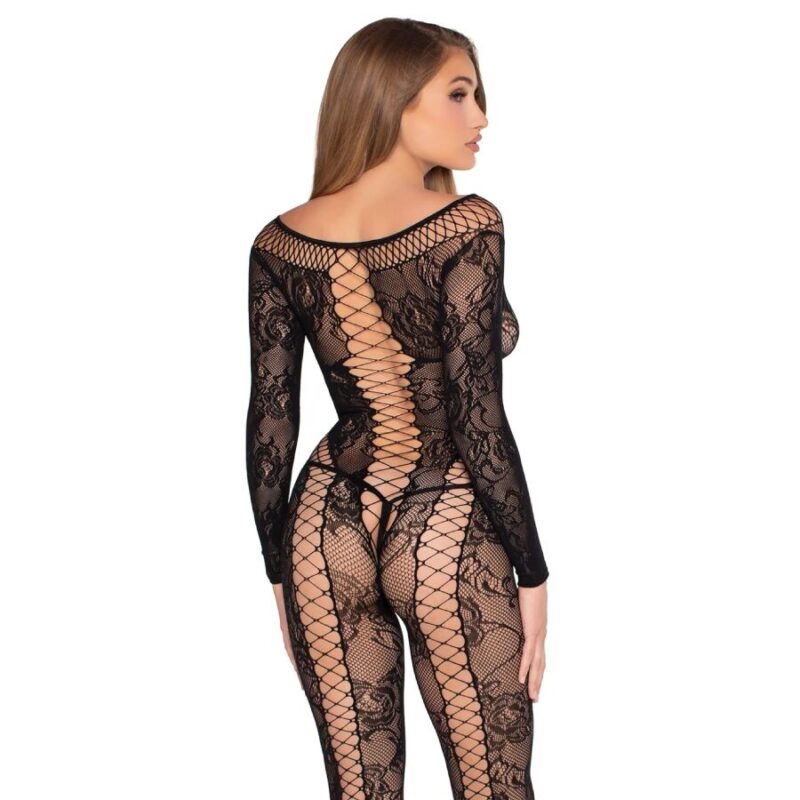 LEG AVENUE – 89369 NET & LACE JUMPSUIT BLACK – ONE SIZE Fashion & Lingerie | SEX Shop Ireland 6