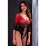 PASSION – BS118 BLACK AND RED MESH BODYSTOCKING Bodystocking | SEX Shop Ireland 8