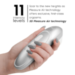 WOMANIZER – PRO VIBRANT CLITORAL STIMULATOR SILVER GREY Clitoral Stimulators | SEX Shop Ireland 12