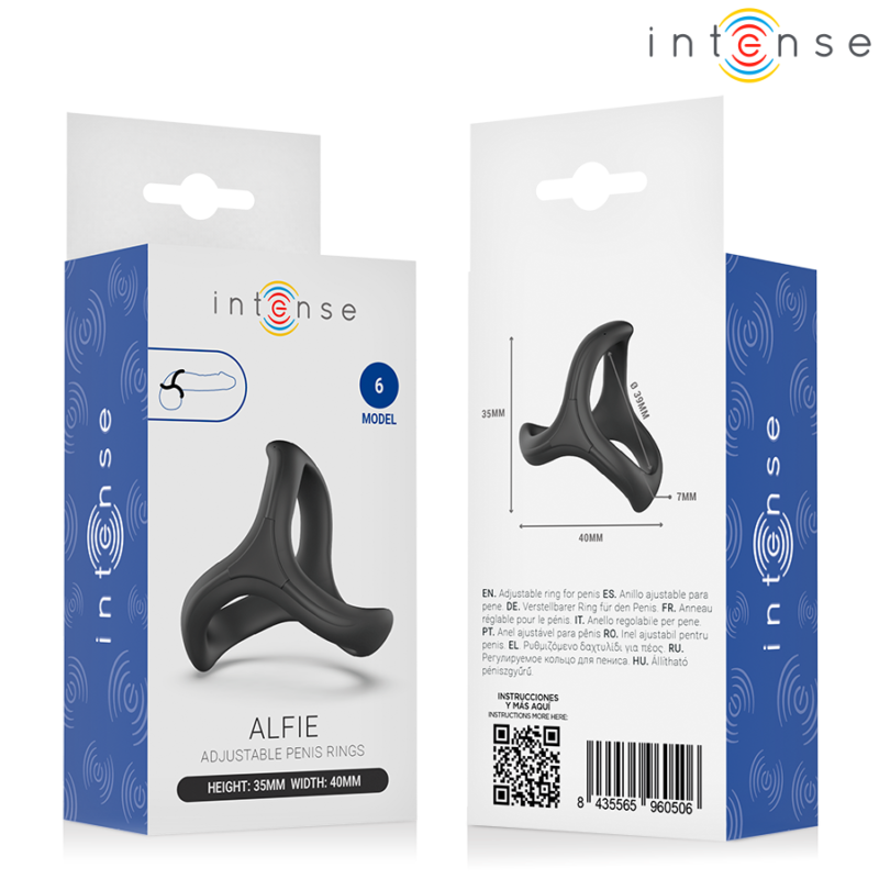 INTENSE – ALFIE ADJUSTABLE TRIPLE PENIS RING MODEL 6 Cock Rings | SEX Shop Ireland 8