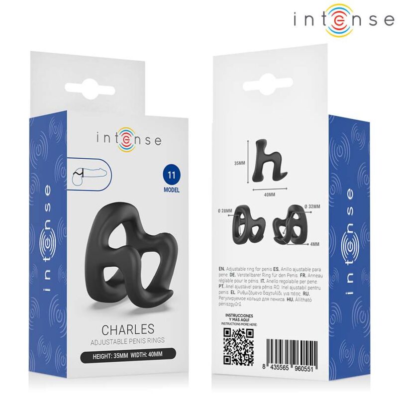 INTENSE – CHARLES ADJUSTABLE PENIS RING MODEL 11 Cock Rings | SEX Shop Ireland 9