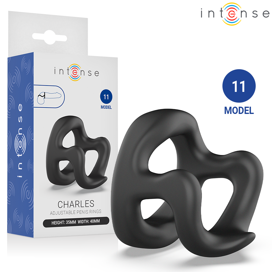 INTENSE – CHARLES ADJUSTABLE PENIS RING MODEL 11 Cock Rings | SEX Shop Ireland 4 INTENSE – CHARLES ADJUSTABLE PENIS RING MODEL 11 Cock Rings | SEX Shop Ireland 4
