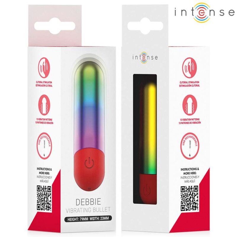 INTENSE – DEBBIE RAINBOW CLITORIS VIBRATING BULLET Bullet Vibrators | SEXstore.ie 8