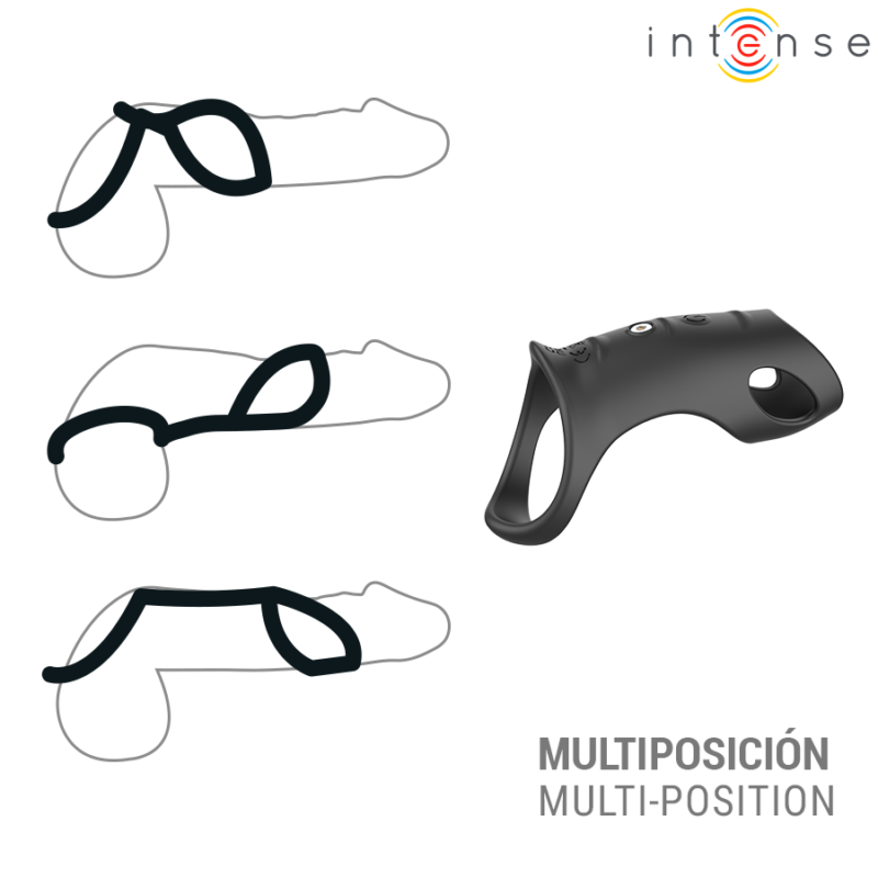 INTENSE – JEROME ADJUSTABLE VIBRATING PENIS RING MODEL 12 Cock Rings | SEX Shop Ireland 6