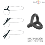 INTENSE – JOHN ADJUSTABLE TRIPLE PENIS RING MODEL 4 Cock Rings | SEX Shop Ireland 12
