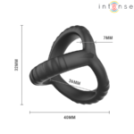 INTENSE – JOHN ADJUSTABLE TRIPLE PENIS RING MODEL 4 Cock Rings | SEX Shop Ireland 15