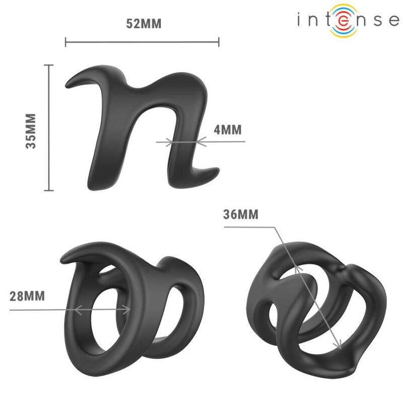 INTENSE – NIKOLAJ ADJUSTABLE PENIS RING MODEL 8 Cock Rings | SEX Shop Ireland 8