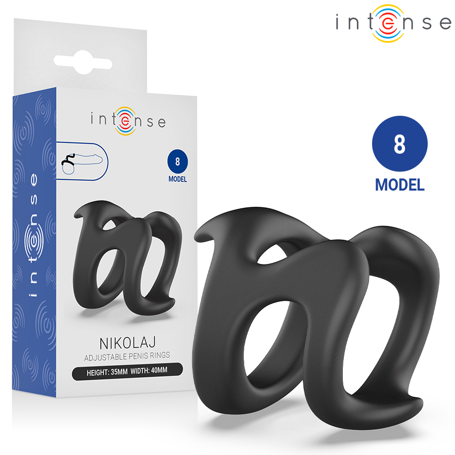 INTENSE – NIKOLAJ ADJUSTABLE PENIS RING MODEL 8 Cock Rings | SEX Shop Ireland 4 INTENSE – NIKOLAJ ADJUSTABLE PENIS RING MODEL 8 Cock Rings | SEX Shop Ireland 4
