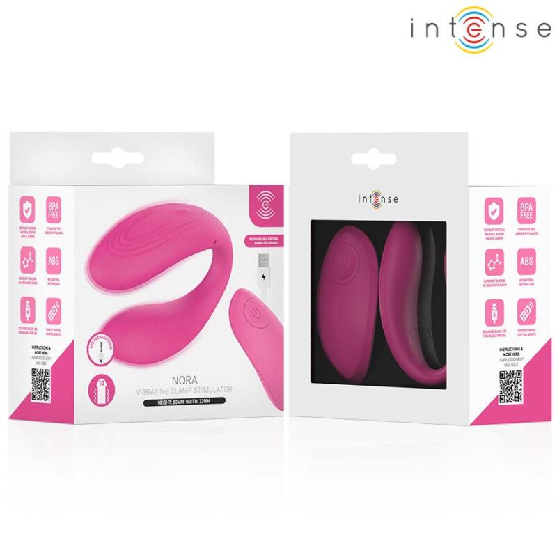 INTENSE – NORA VIBRATING CLAMP STIMULATOR PINK Couples Vibrators | SEX Shop Ireland 8