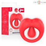 INTENSE – RUSSELL VIBRATING PENIS RING WITH CLITORIS STIMULATION RED Cock Rings | SEX Shop Ireland 13