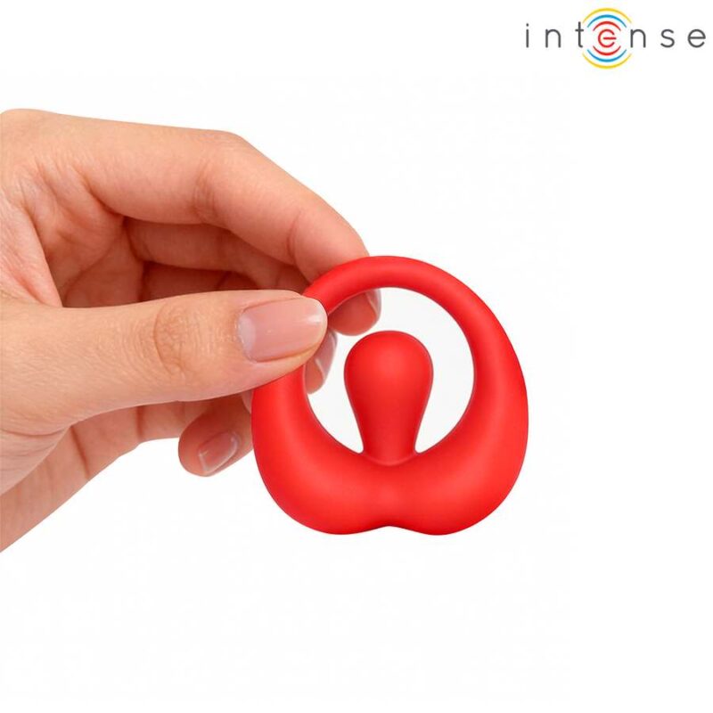 INTENSE – RUSSELL VIBRATING PENIS RING WITH CLITORIS STIMULATION RED Cock Rings | SEX Shop Ireland 6
